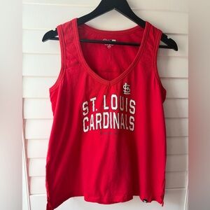 St. Louis Cardinals Women’s Tank Top by New Era Size XL